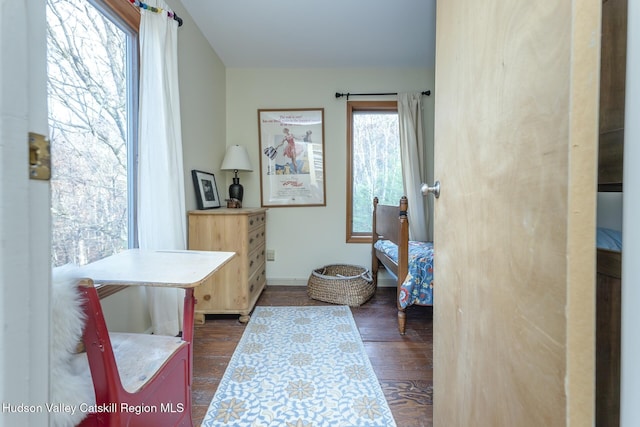 bathroom featuring hardwood / wood-style flooring