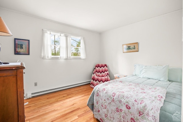 1236 Lakeview Rd, Copake, NY 12516 - bedroom with a baseboard radiator and wood finished floors