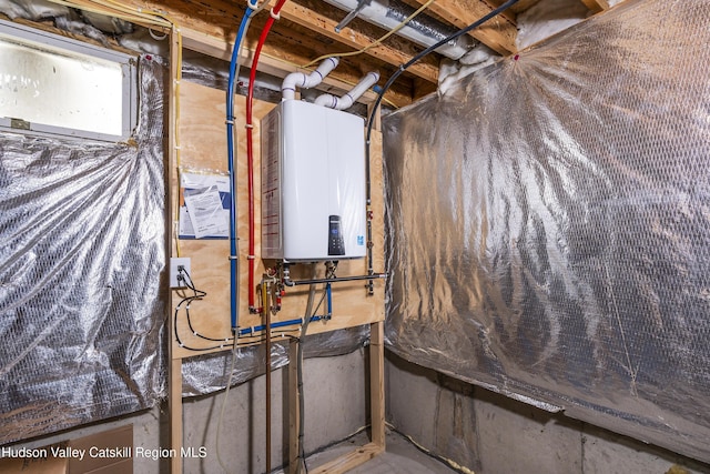 16 Shinnecock Hills Dr, Colonie, NY 12205 - utility room featuring water heater