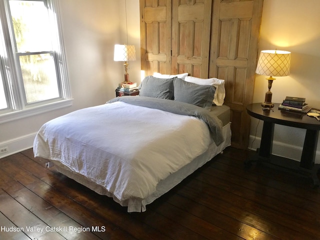 312 Crescent Ave, Clintondale, NY 12528 - bedroom featuring hardwood / wood-style flooring and baseboards
