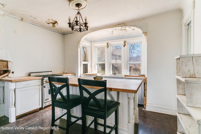 312 Crescent Ave, Clintondale, NY 12528 - dining room featuring dark wood-style flooring and baseboards