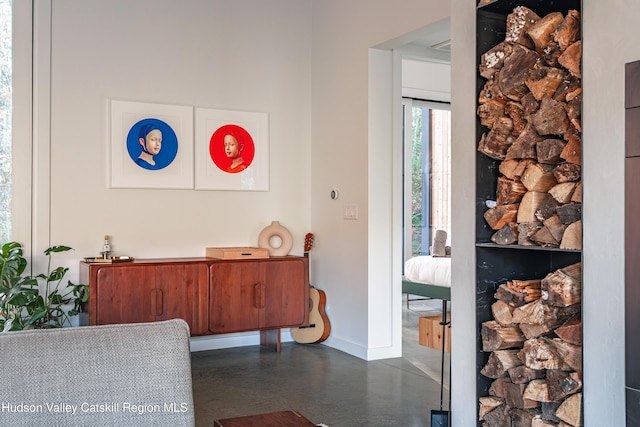 120 Old Quarry Rd, Catskill, NY 12414 - foyer featuring finished concrete floors and baseboards