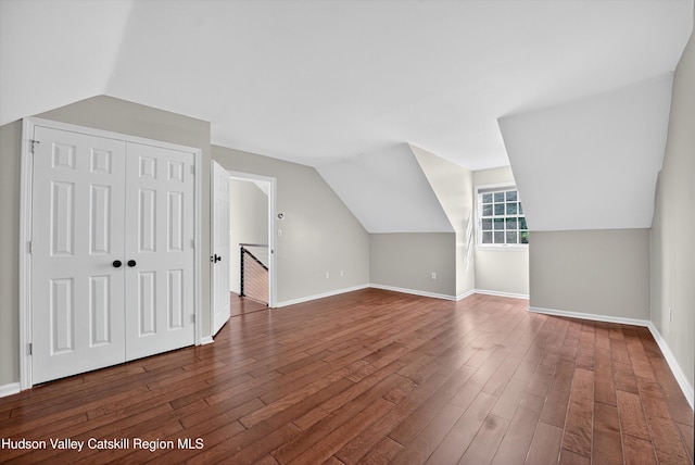 172 Shields Rd, Red Hook, NY 12571 - bonus room featuring vaulted ceiling and dark wood-style floors