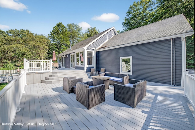 172 Shields Rd, Red Hook, NY 12571 - deck with an outdoor living space