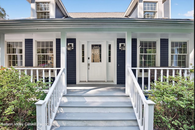 172 Shields Rd, Red Hook, NY 12571 - doorway to property featuring covered porch