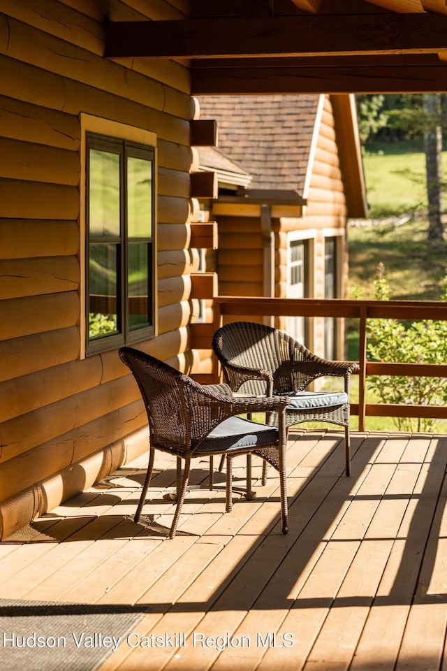 88 S Durham Estates Rd, Cairo, NY 12405 - view of wooden terrace
