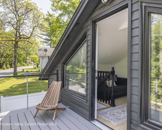 20 Sutton Hollow Rd, Windham, NY 12496 - view of deck