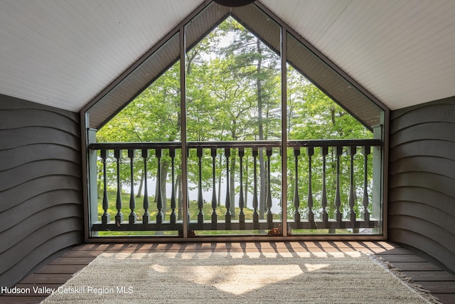 196 Wellington Ln, Cooperstown, NY 13326 - unfurnished sunroom featuring a water view