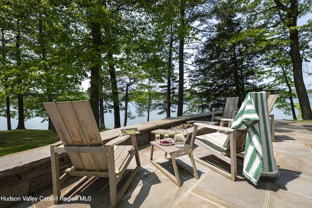 196 Wellington Ln, Cooperstown, NY 13326 - view of patio / terrace featuring a water view