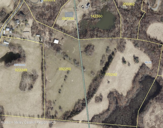 416 Hapeman Hill Rd, Red Hook, NY 12571 - aerial view of property's location