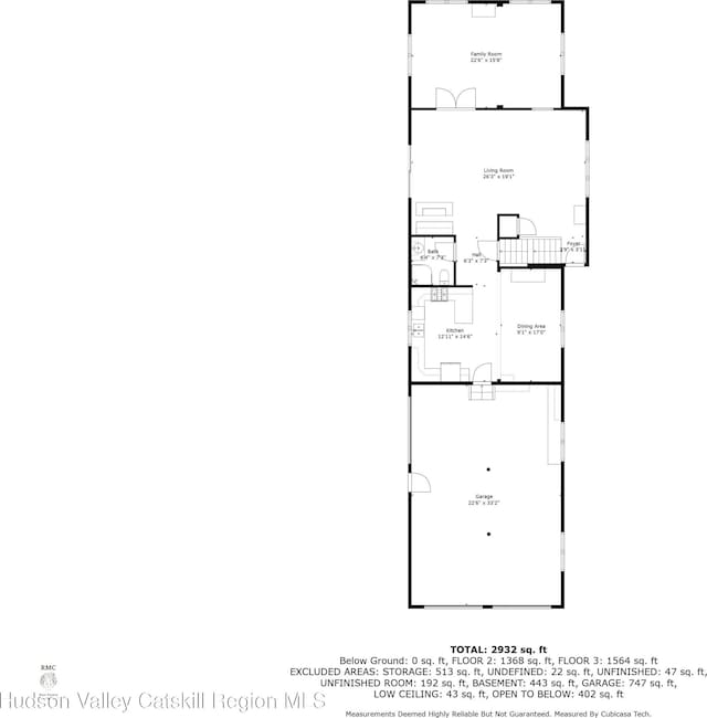 424 Joys Ln, Hurley, NY 12443 - home floor plan