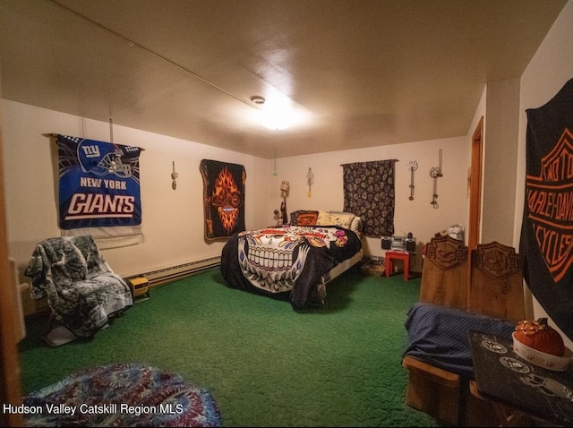 125 County Route 26a, Stuyvesant, NY 12106 - bedroom with carpet floors and a baseboard radiator