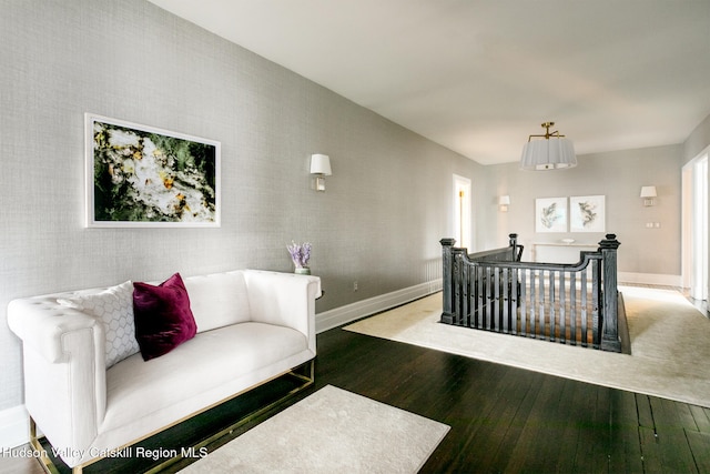 9 Chambers Rd, West Park, NY 12493 - living area with wood-type flooring and baseboards