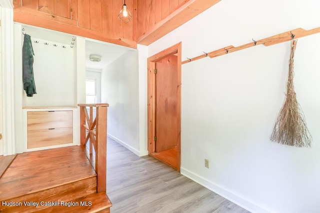 32 Harvey Mountain Rd, Austerlitz, NY 12017 - hall with light wood finished floors and baseboards