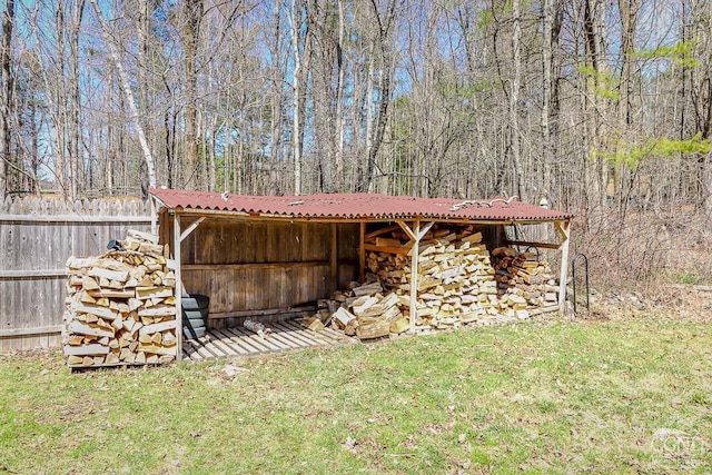 32 Harvey Mountain Rd, Austerlitz, NY 12017 - view of outdoor structure featuring a view of trees