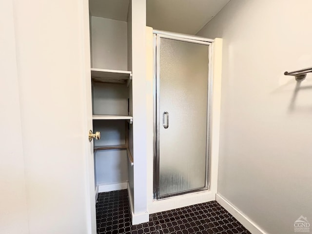 32 Harvey Mountain Rd, Austerlitz, NY 12017 - full bath with a shower stall, baseboards, and a walk in closet