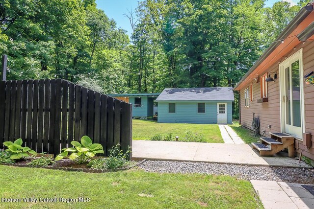 32 Harvey Mountain Rd, Austerlitz, NY 12017 - view of yard with a patio area and entry steps
