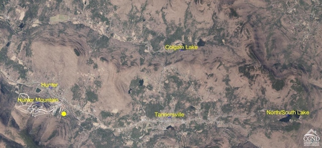 aerial map of property and surrounding area