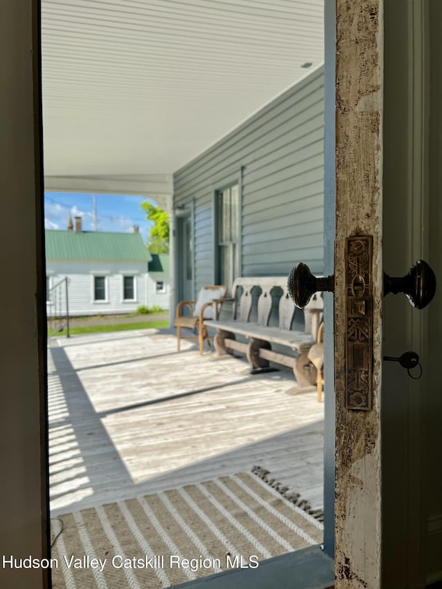 397 Main St, Franklin, NY 13775 - view of wooden porch