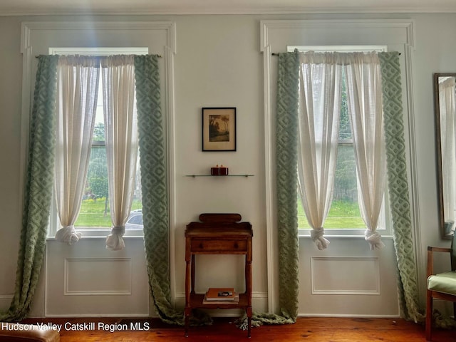 397 Main St, Franklin, NY 13775 - doorway to outside with wood finished floors