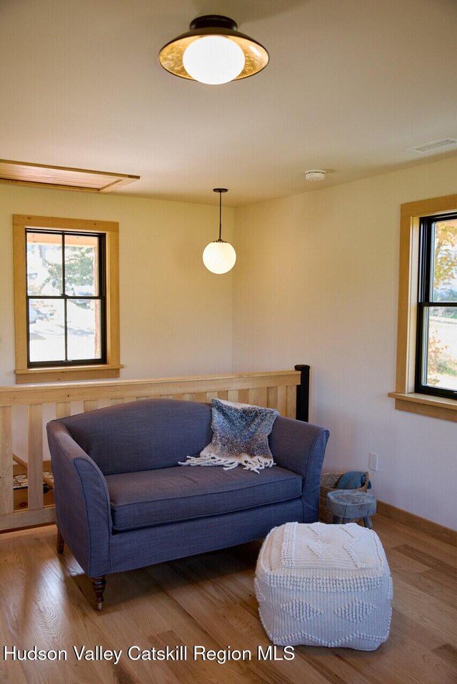 living room featuring wood finished floors