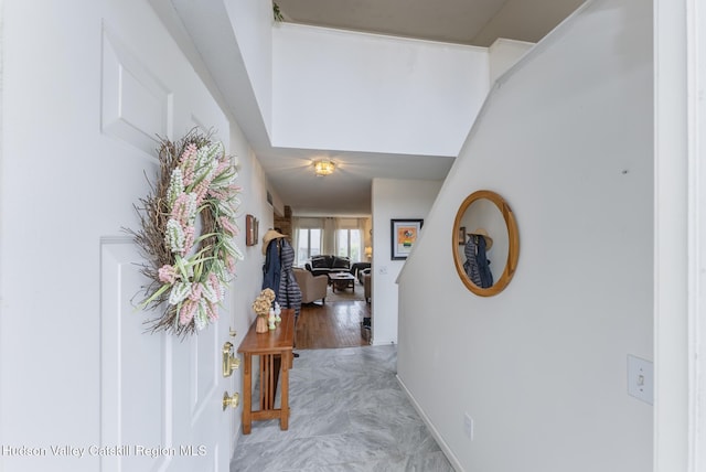 217 Aspen Ter, Poughkeepsie, NY 12601 - hallway with baseboards