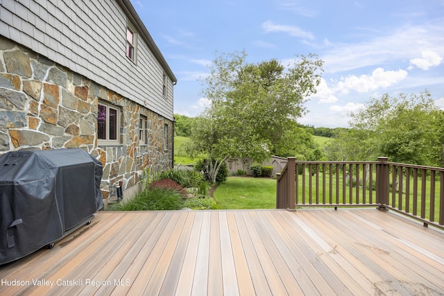 2727 County Route 8, Elizaville, NY 12523 - wooden deck featuring a yard and area for grilling