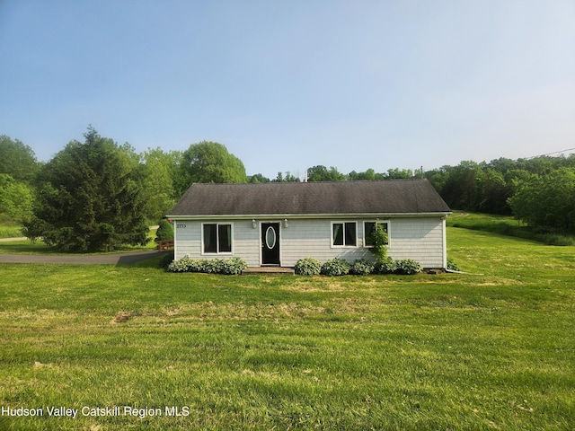 2773 Lucas Tpke, Accord, NY 12404 - ranch-style home with a front lawn
