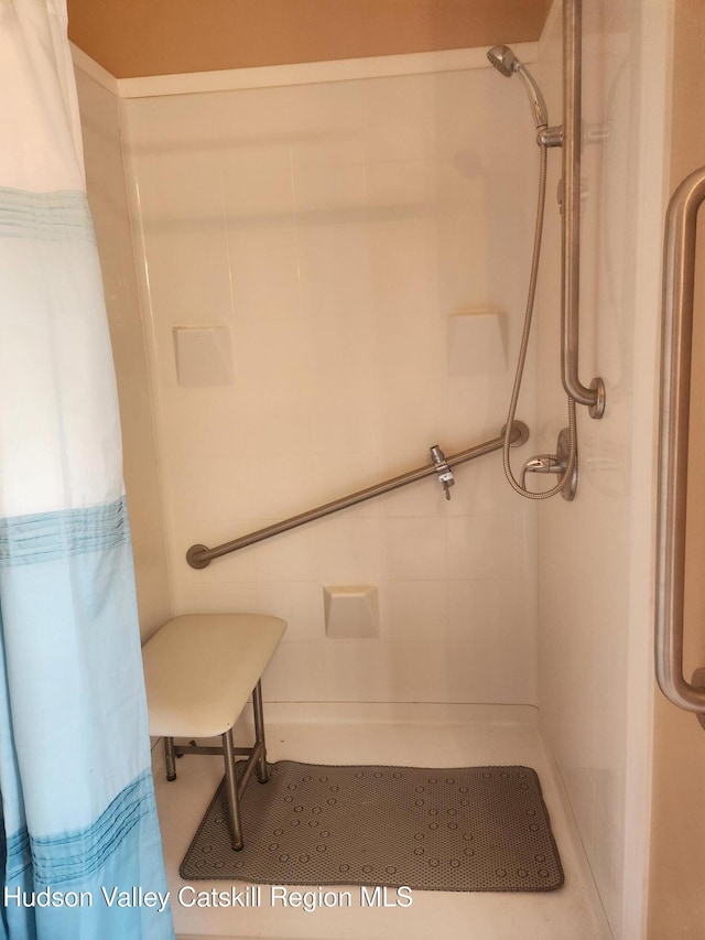 2773 Lucas Tpke, Accord, NY 12404 - full bath featuring a shower with shower curtain