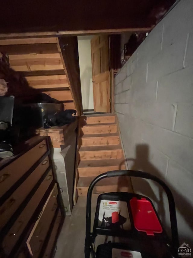 26 Townhouse Ln Unit 4A, Windham, NY 12496 - below grade area featuring stairway