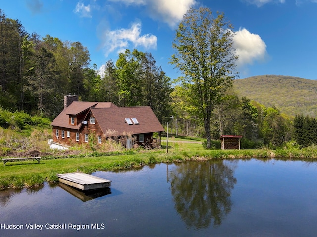 422 Waterview Dr, Andes, NY 13731 - dock featuring a water and mountain view and a forest view