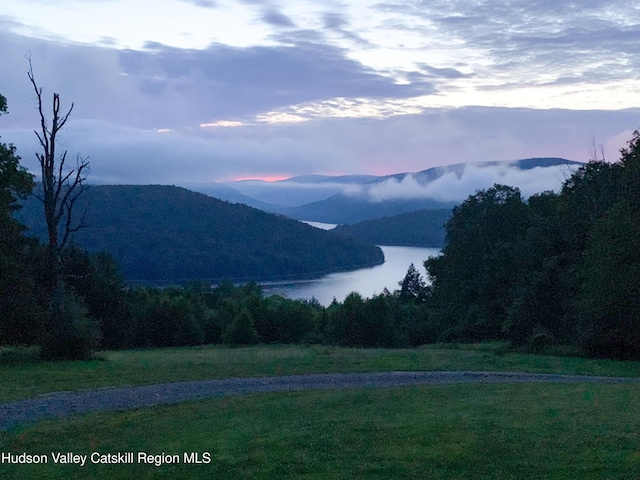 422 Waterview Dr, Andes, NY 13731 - view of mountain background featuring a large body of water