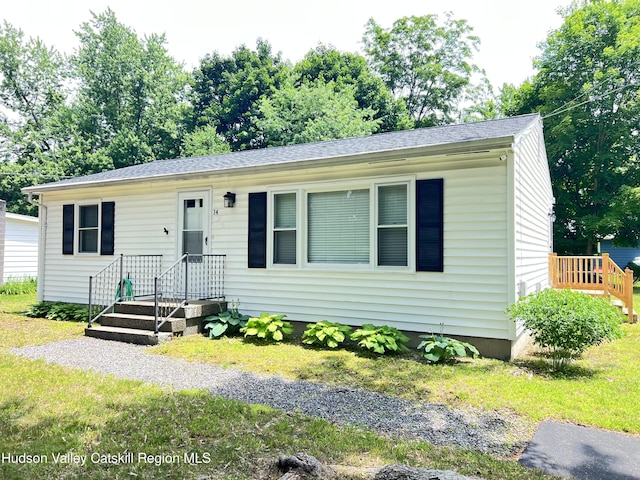 14 Brown Rd, Copake, NY 12516 - ranch-style home with a shingled roof