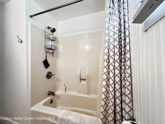 14 Brown Rd, Copake, NY 12516 - full bathroom featuring shower / bath combination with curtain