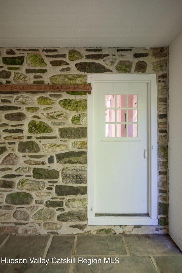 view of doorway to outside