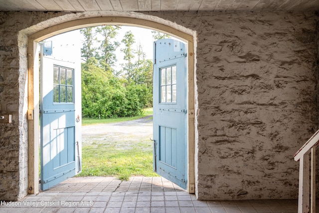 doorway to outside with a wealth of natural light