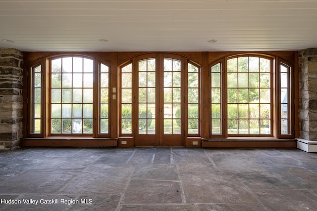 doorway to outside with plenty of natural light