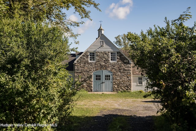 view of back of property