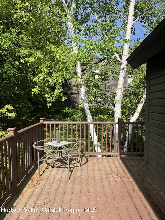 82 Liftside Dr Unit A13, Hunter, NY 12442 - view of wooden terrace