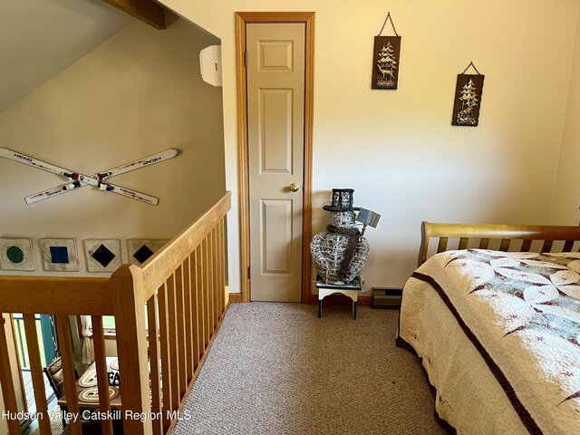 82 Liftside Dr Unit A13, Hunter, NY 12442 - bedroom with carpet flooring, baseboard heating, and baseboards
