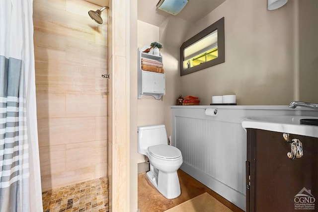 214 Fog Hill Rd, Austerlitz, NY 12017 - bathroom with toilet, a stall shower, and vanity