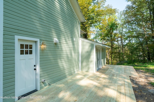 view of deck