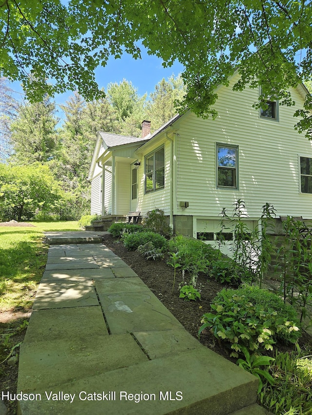 766 County Route 2, Accord, NY 12404 - view of home's exterior featuring a chimney