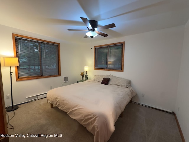 927 Queens Hwy, Accord, NY 12404 - bedroom with carpet and a ceiling fan