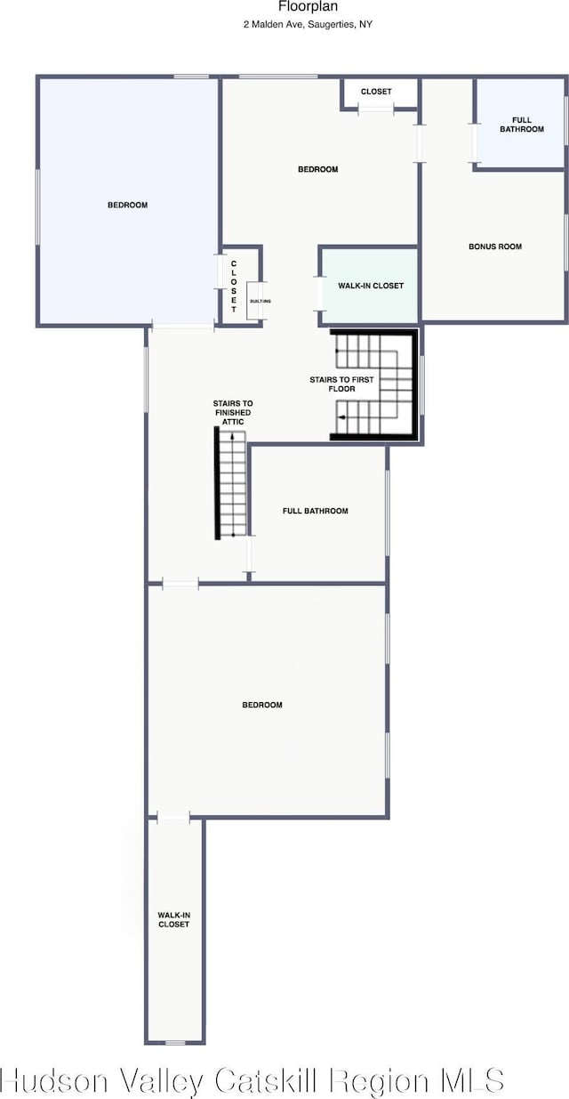 2 Malden Ave, Saugerties, NY 12477 - room layout