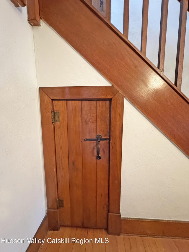 details with wood finished floors