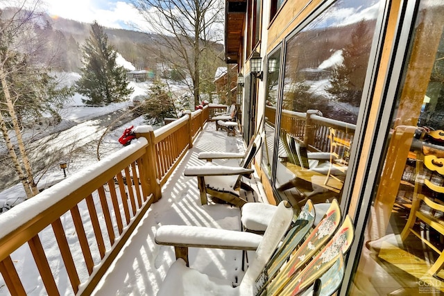 90 Club Rd, Windham, NY 12496 - view of snow covered back of property