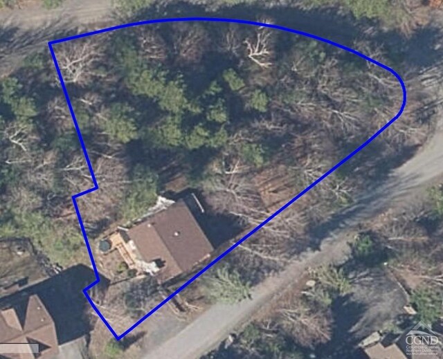 90 Club Rd, Windham, NY 12496 - aerial map of property and surrounding area featuring property parcel outlined