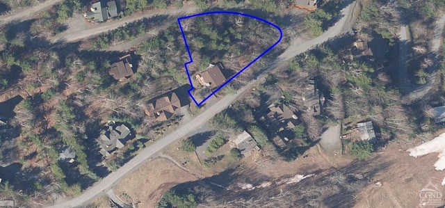 90 Club Rd, Windham, NY 12496 - aerial overview of property's location with property boundaries highlighted