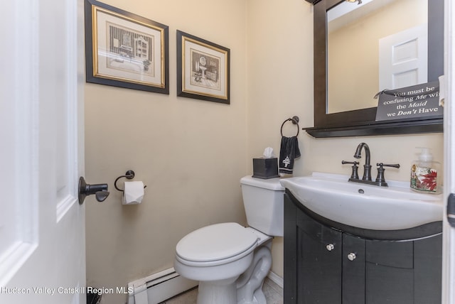 157 Hillside Ter, Kingston, NY 12401 - bathroom featuring vanity and baseboard heating